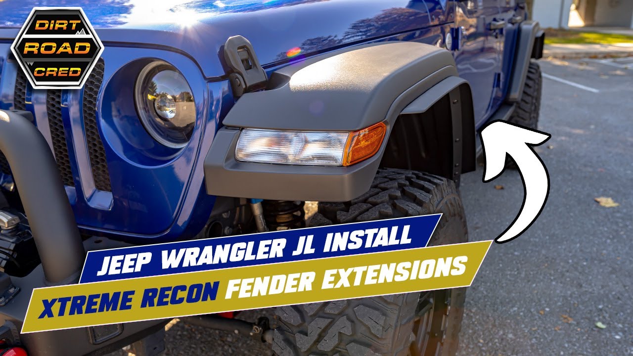 Jeep Wrangler JL Install | Xtreme Recon Fender Extensions