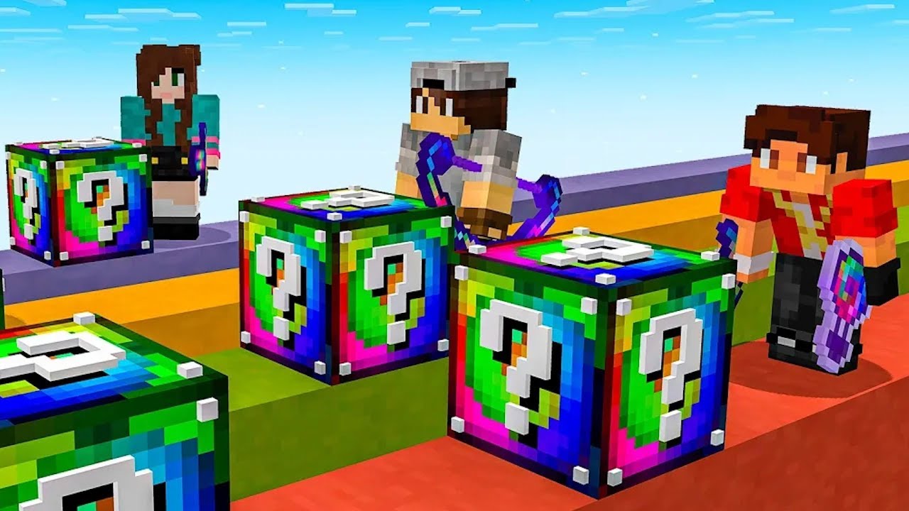 CORRIDA LUCKY BLOCK ESPIRAL INSANA no MINECRAFT!
