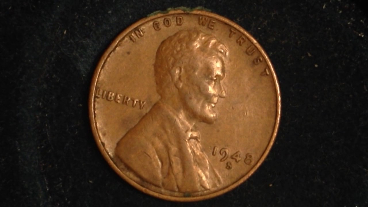 1948 S Lincoln Wheat Penny (Mintage: 81 million, value starting at 15 cents)