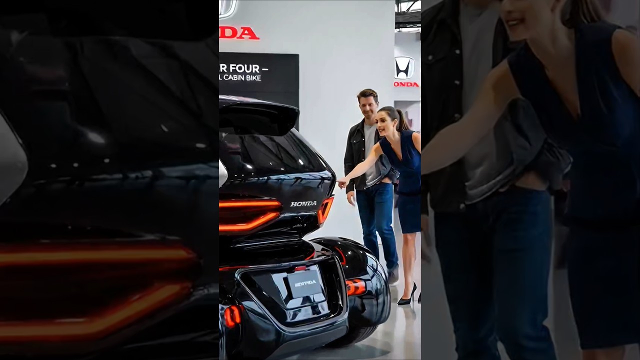 Закрытый трёхколёсный мотоцикл Honda 2026 года 😱 Будущее трёхколёсных мотоциклов с кабиной наконе...