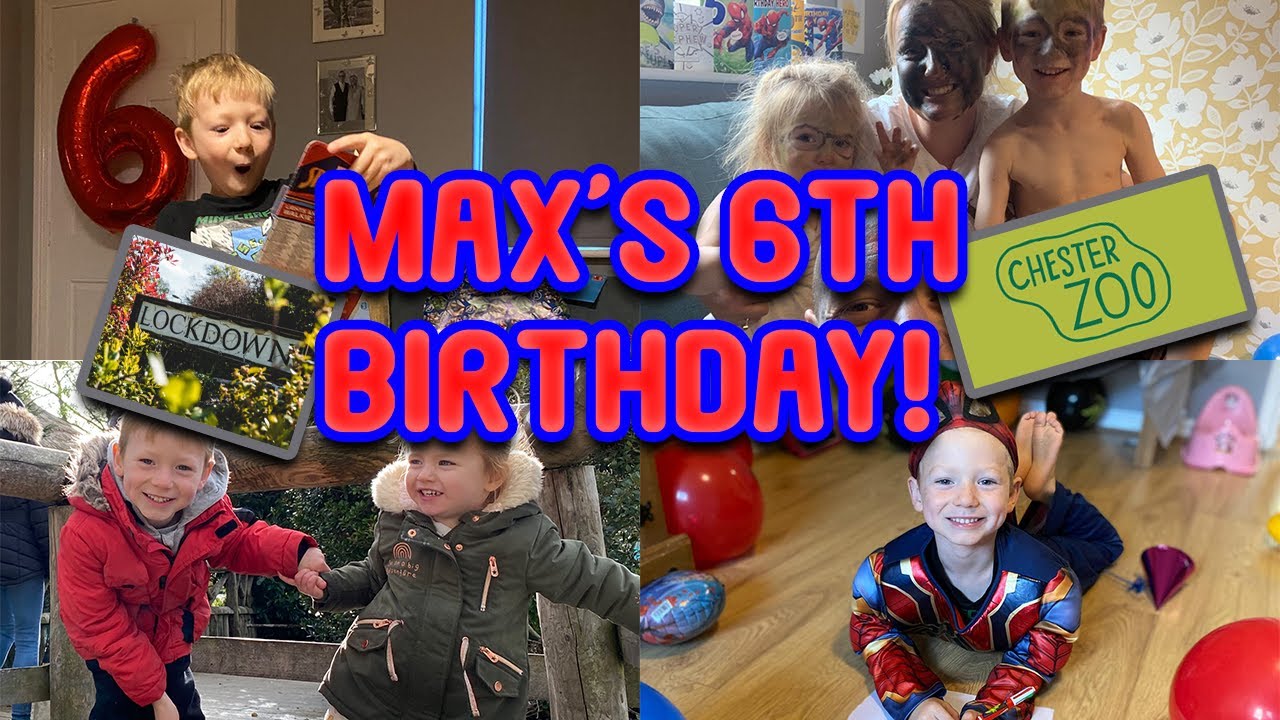 Vlog 037 - Max's 6th Birthday In Lockdown! Chester Zoo Visit!