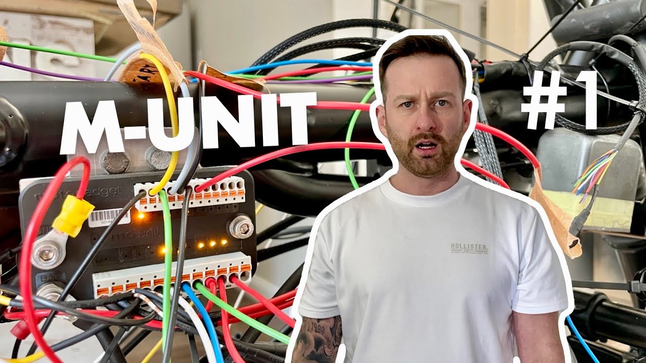 M-Unit verkabeln #1 | How-To | BMW R100RS | Build Part #20