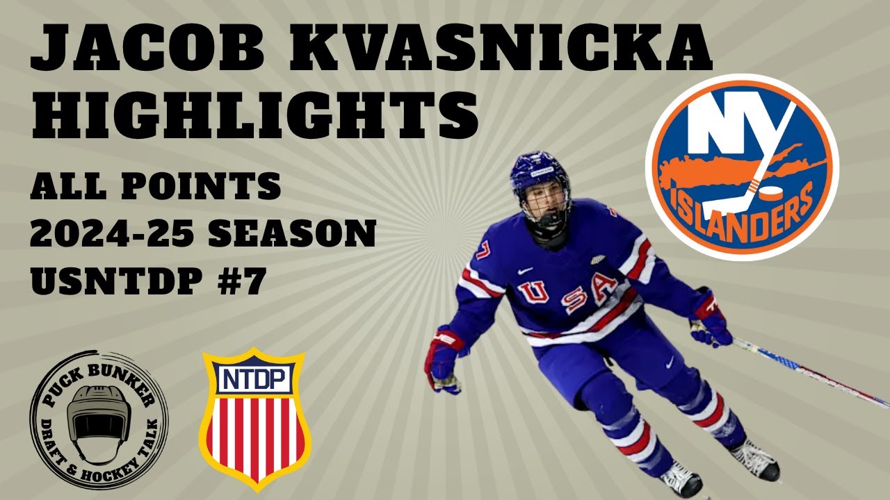 Jacob Kvasnicka | All Points 2024-25 Season | 2025 NHL Draft Prospect | New York Islanders