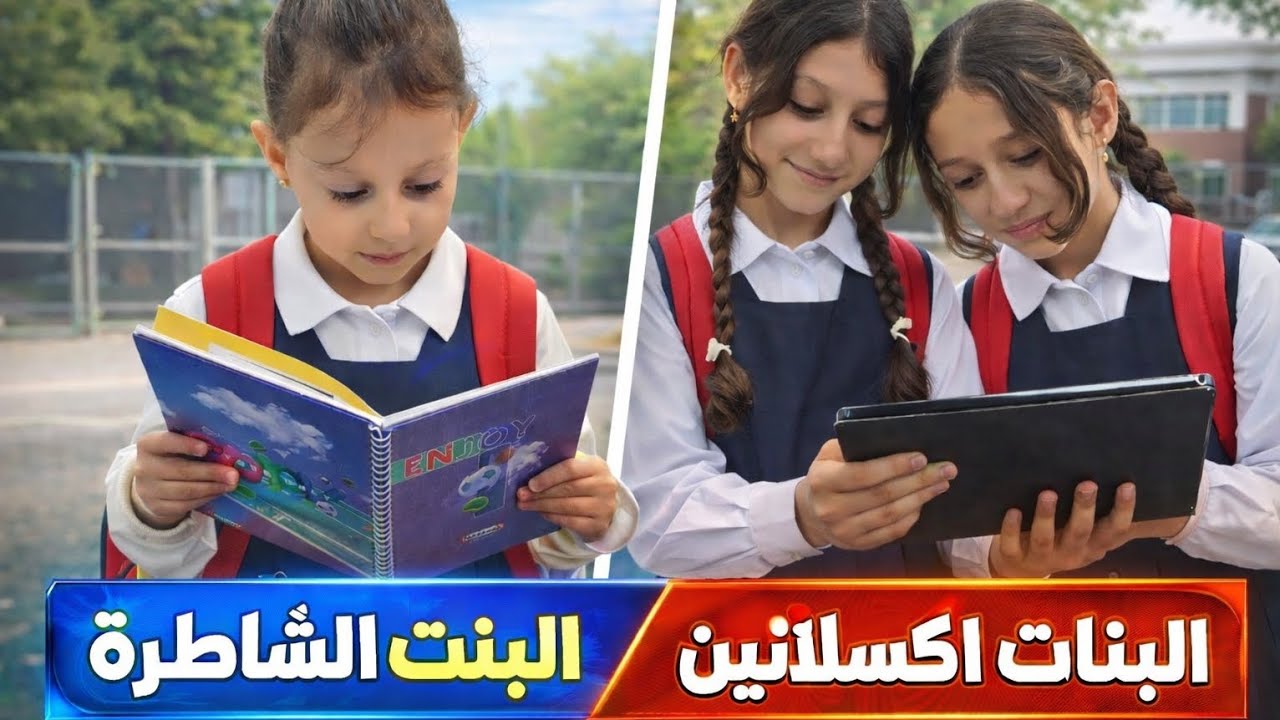 البنات الكسلانين ضد البنت الشاطرة👩🏼‍🎓📚