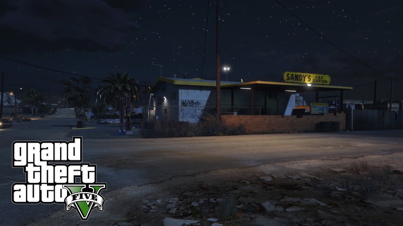 [4K] Welcome to Sandy Shores: GTA V Walking Tour