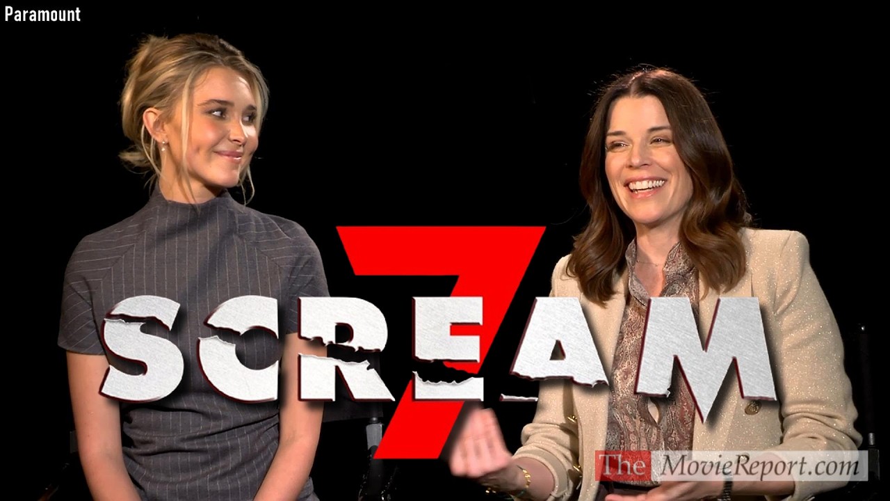 SCREAM 7 interviews with Neve Campbell, Isabel May, director Kevin Williamson 4K