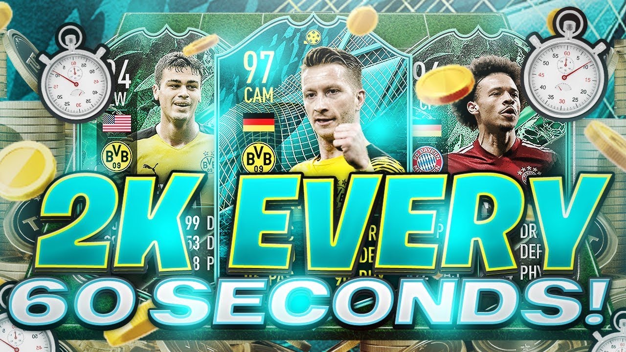 OMG! 2K EVERY 60 SECONDS FIFA 22 BEST TRADING METHOD (FIFA 22 SNIPING FILTERS & FLIPPING)
