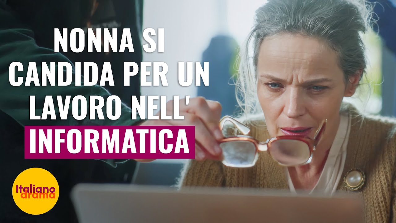 Nonna si candida per un lavoro nell'informatica| @Drama Italiano