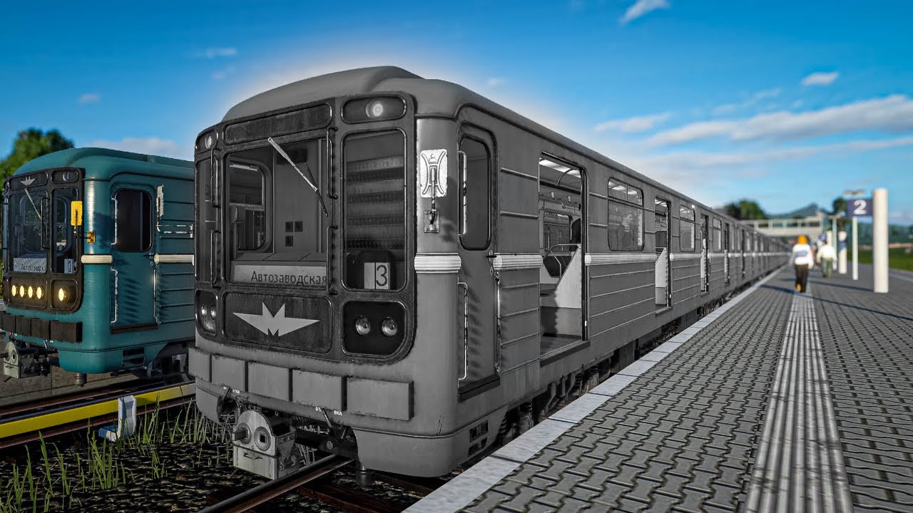 Поездка на новом Подстекольном 81-717/81-714 в Transport Fever 2