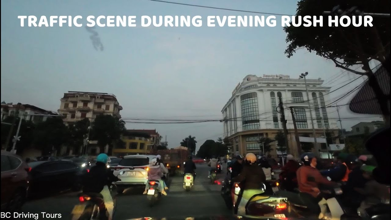 Chaotic Traffic in Vietnam 🇻🇳 | Afternoon Rush Hour Street Scenes