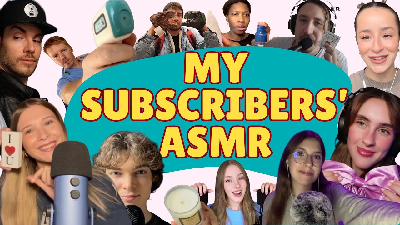 ASMR 🎙 from My Subscribers 🔥 A Relaxing Compilation