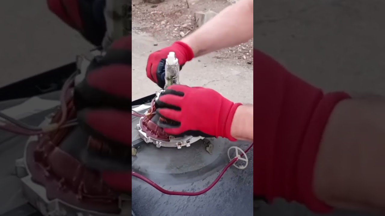 Pulling a #copper yoke from a #crttv - full #video on my #channel - #asmr #scraplife #whatsinside