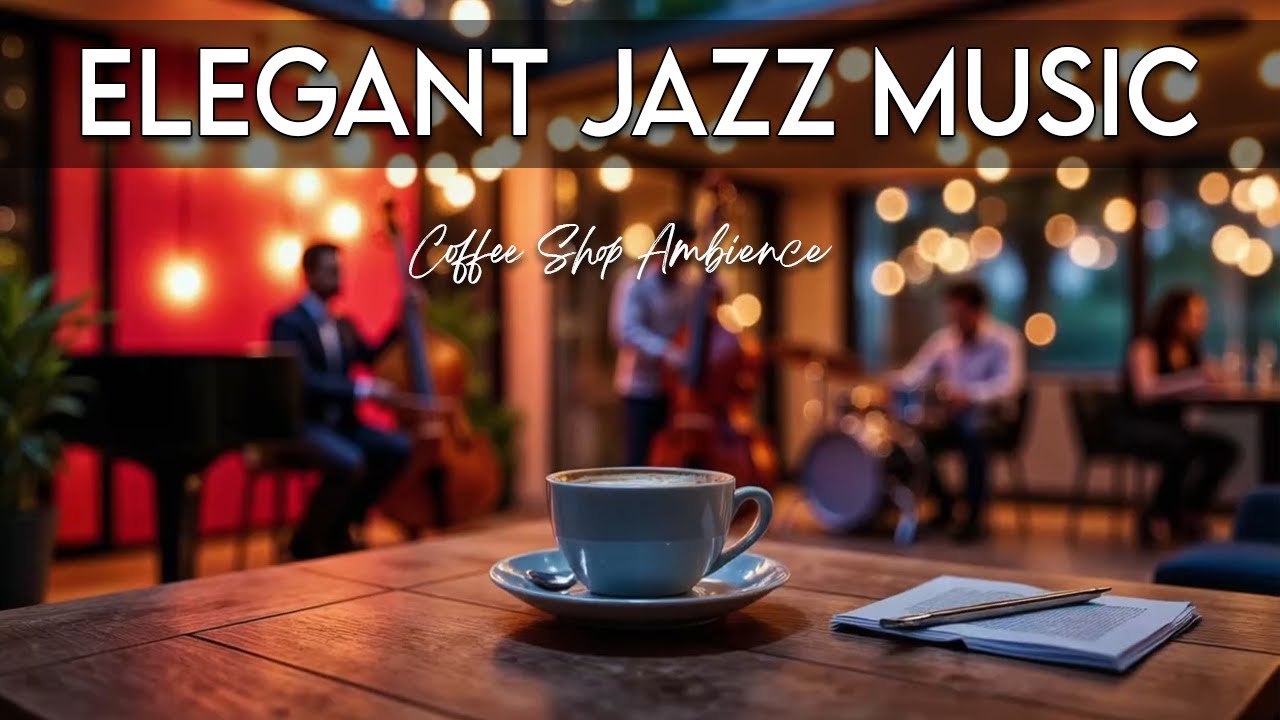 Elegant Jazz Music ☕March Bossa Nova Instrumental & Relaxing Jazz Music for Work and Study.
