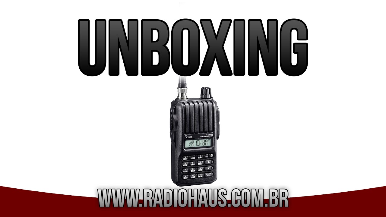 Unboxing Icom IC-V80