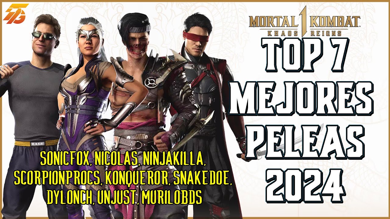 TOP 7 MEJORES PELEAS DE MK1 2024🔥 Ft. SonicFox, Nicolas, NinjaKilla, Scorpionprocs | Mortal Kombat 1