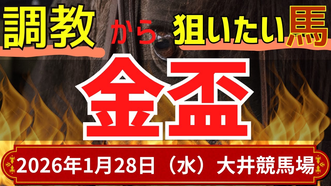 【金盃2026】追い切りからの注目馬！今年は色んな路線からの参戦、トライアル組にも注目【大井競馬】