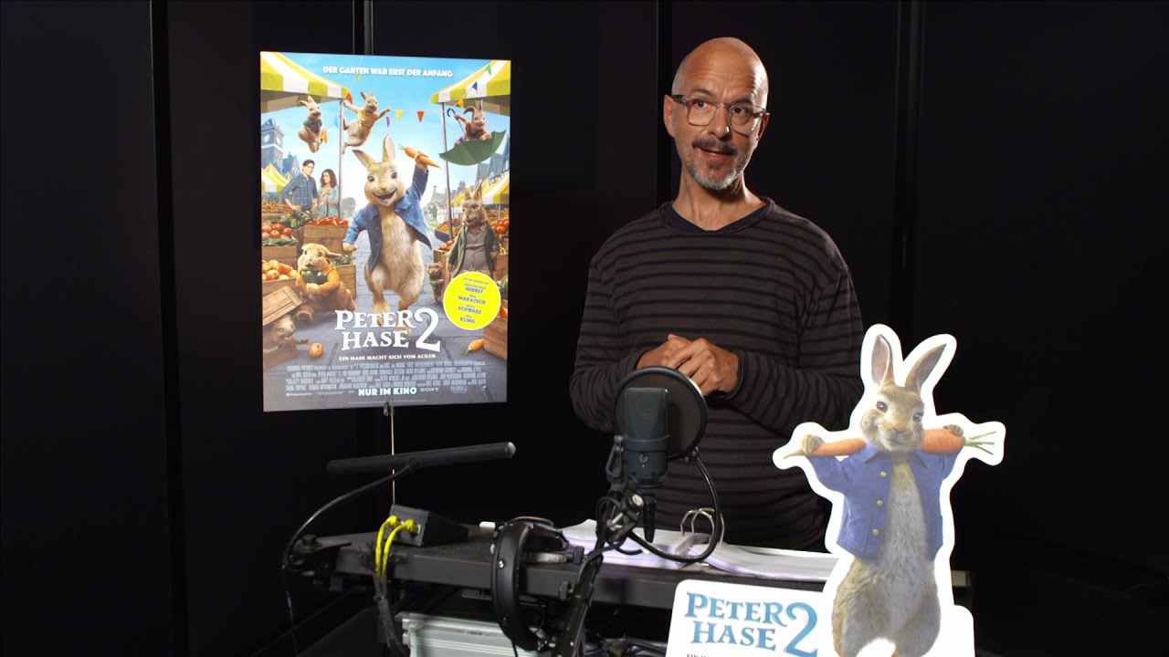 PETER HASE™ 2 - Christoph Maria Herbst im Synchronstudio | Ab 02.07.21 im Kino!