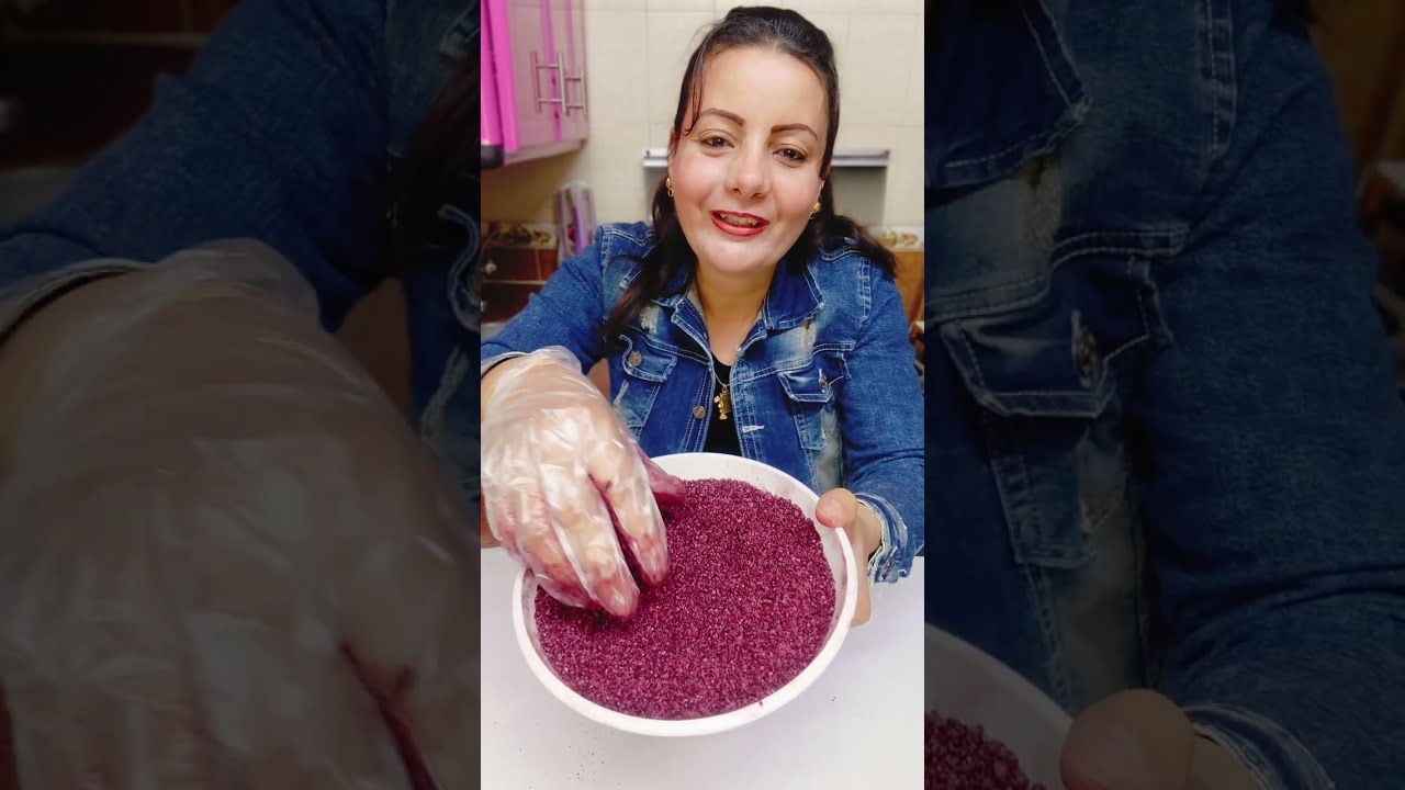 مستحيل تشتريها تااني بعد النهارده👀 بودره الكركديه(العناب) ببلاش بمكونين فقط  وفي ٣ دقايق 