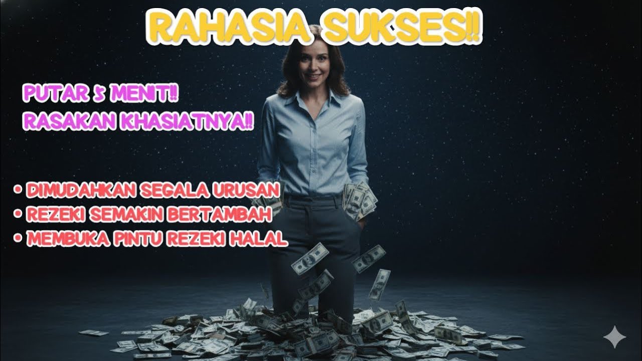 RAHASIA SUKSES.,CUKUP PUTAR SEBENTAR HASIATNYA NYATA TERJADI, DZIKIR AJAIB PEMBUKA REZEKI