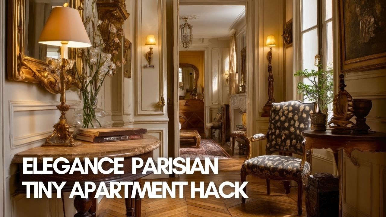Elegance Small Parisian Apartment Hack Transform Your Micro Apartment Into a Timeless Parisian Dream
