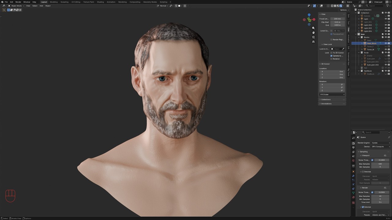 Prince Baelor Targaryen - Likeness Sculpt