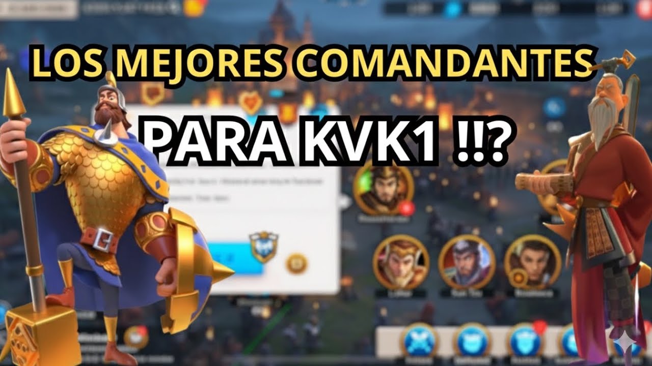 Mejor COMANDANTE para KvK 1??
