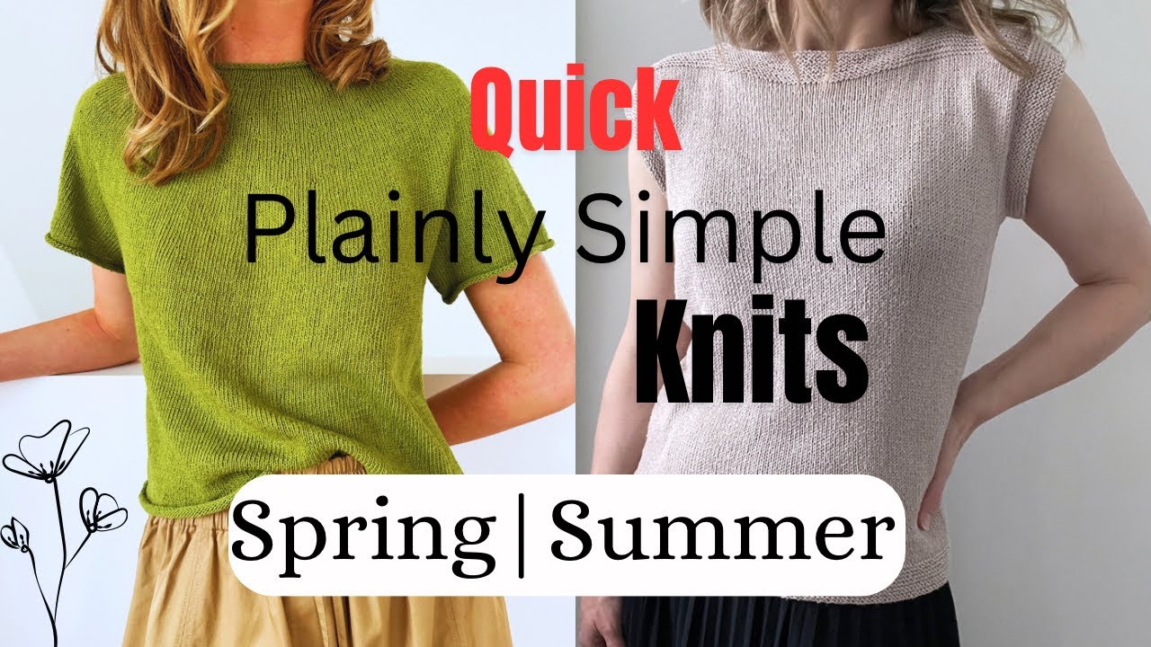 Spring|Summer Quick Knits #trending #fashionover50
