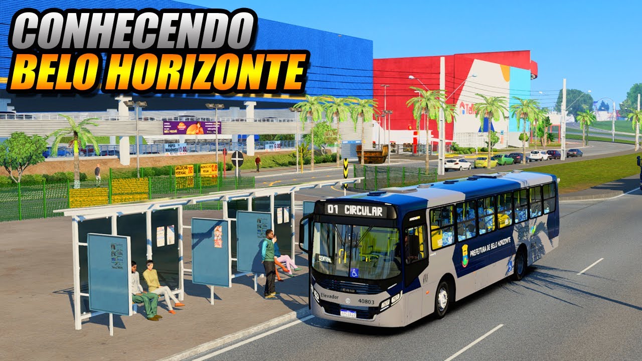 CONHECENDO CIDADE DE BELO HORIZONTE REALISTA NO EURO TRUCK SIMULATOR 2 MOD BUS - G920