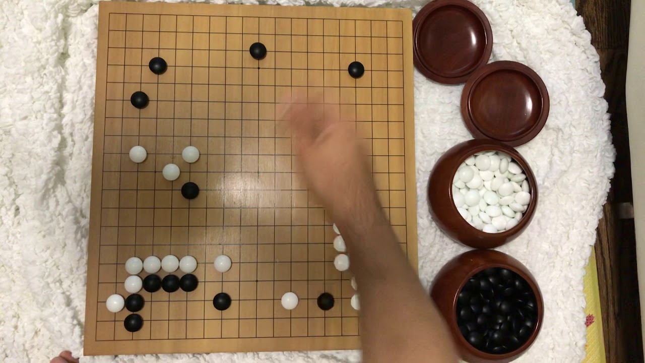 바둑해설- 27. 삼세판 그 첫번째. Go board game played by AGA 3 dan and explained in Korean
