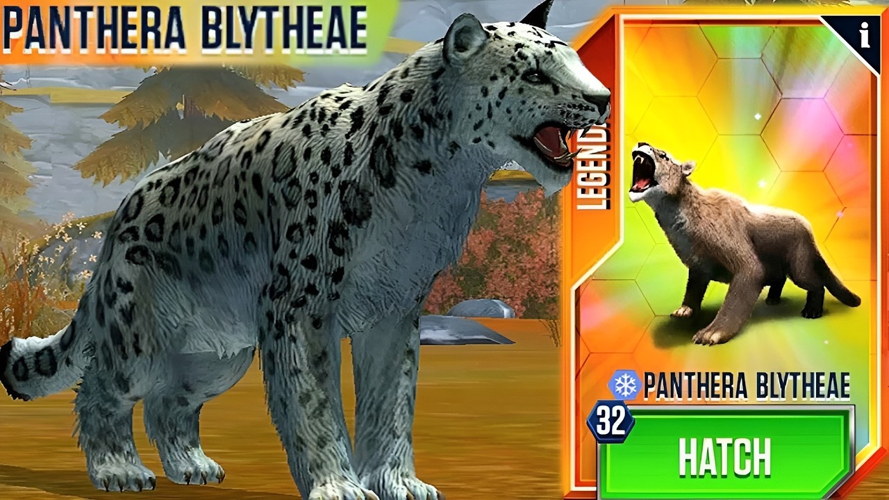 NEW PANTHERA BLYTHEAE MAX X3 LEVEL 40 | JURASSIC WORLD THE GAME