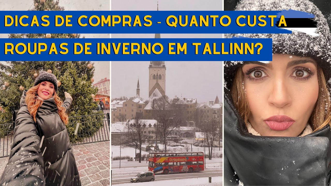 Quanto Custa Roupas de Inverno em Tallinn? -Dicas de Compras Estonia, onde comprar e como economizar