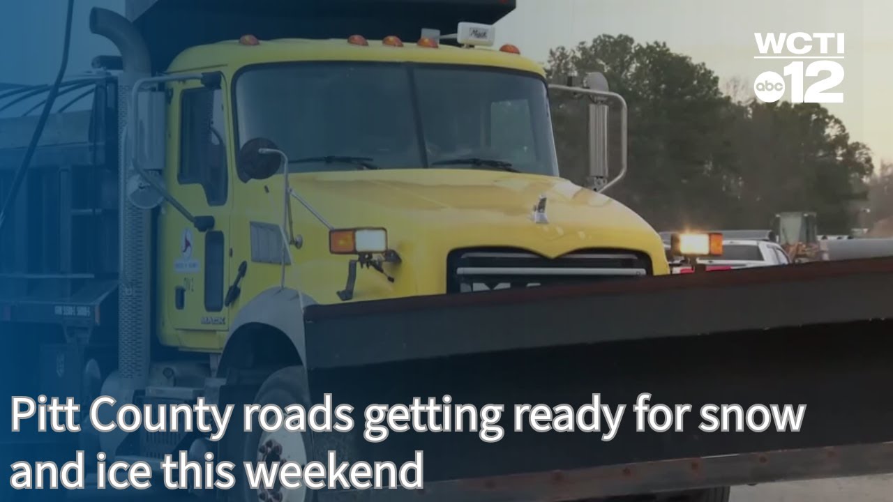 NCDOT pre-treats Pitt County roads ahead of weekend winter weather