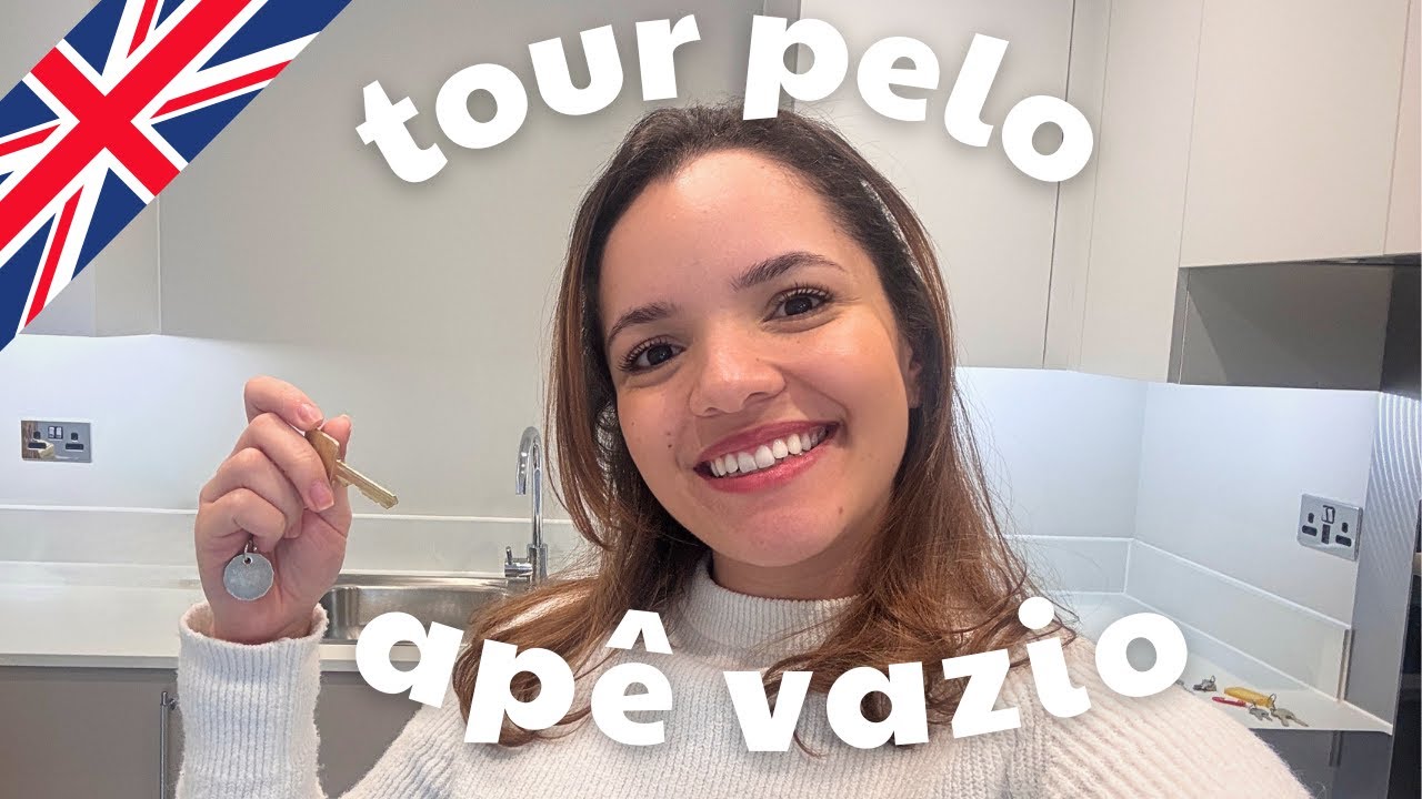 NOSSO APARTAMENTO PRÓPRIO NA INGLATERRA! Tour antes da mudança