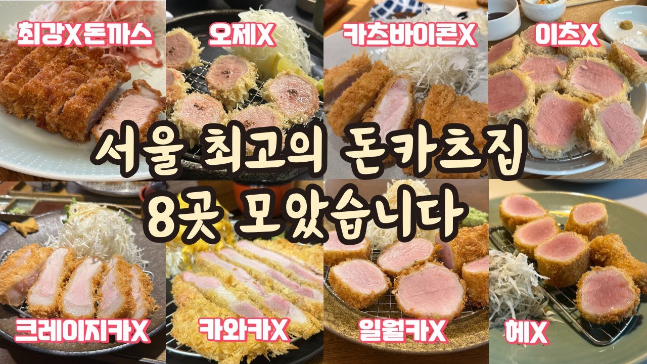 서울 돈까스 1티어 맛집 8곳, 직접 다녀왔습니다. 망원동부터 강남까지, 서울 돈카츠 맛집 8곳 총정리 #돈가스