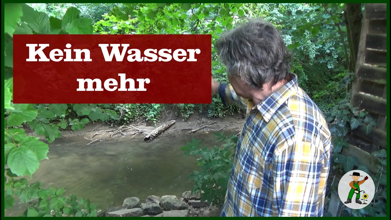 Kein Wasser mehr - Wasserentnahmeverbot