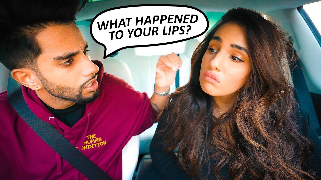 Lip Filler Prank On My Boyfriend! (he was pissed)