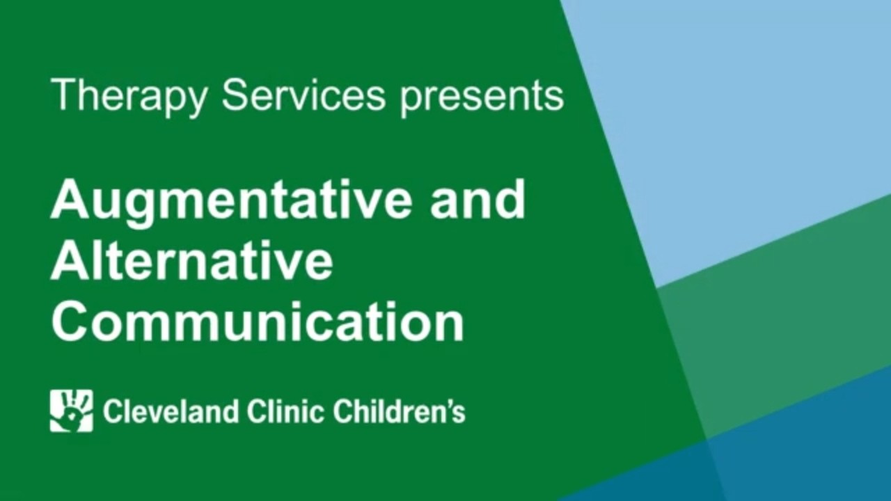 Augmentative and Alternative Communication