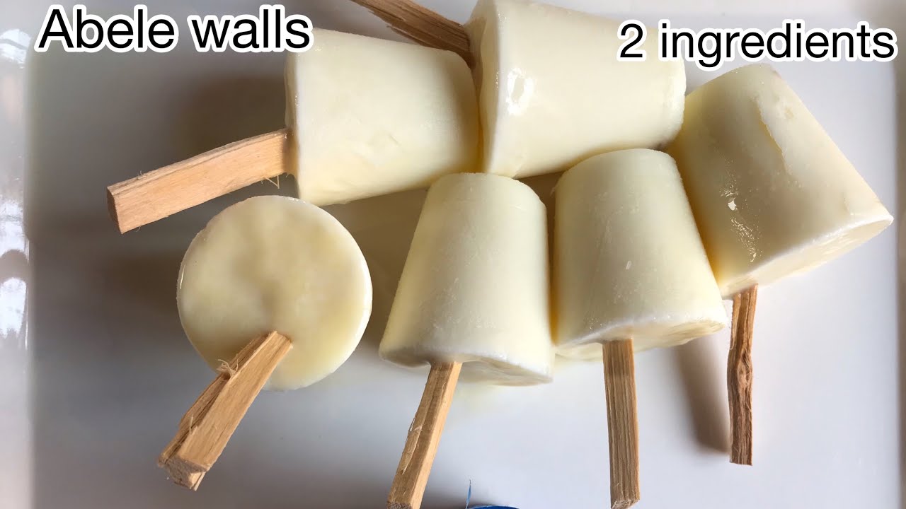 HOW TO MAKE MILK ICE CREAM/Abele walls recipe with two ingredients