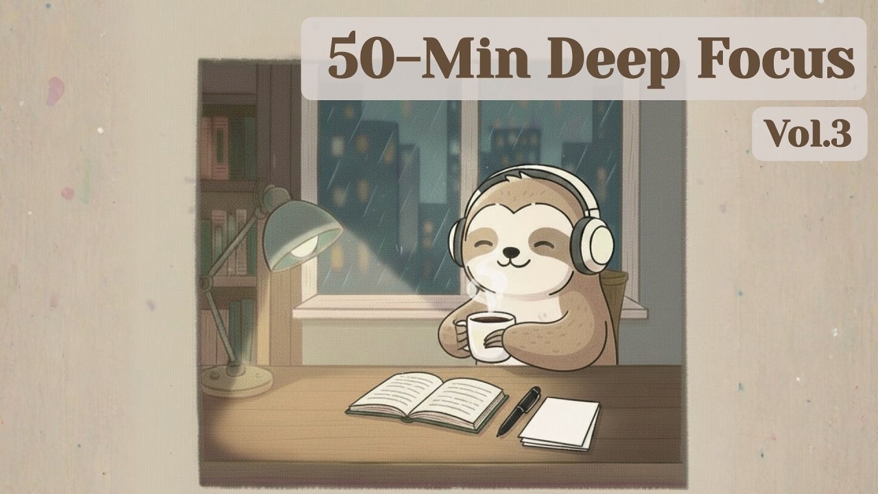 50-Min Deep Focus Vol. 3 🌧️ Cozy Midnight Tea [Original Neo Soul]