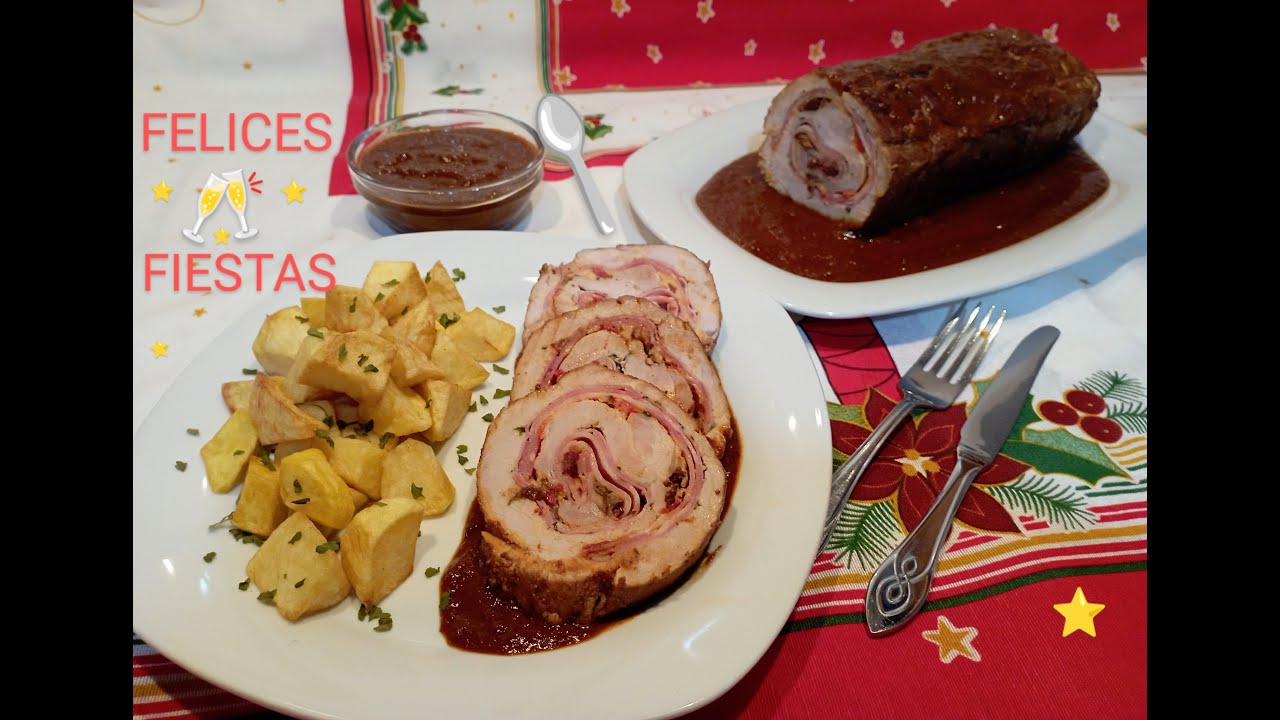 🎅LOMO RELLENO especial NAVIDAD🎄con una salsa de nueces espectacular 💯