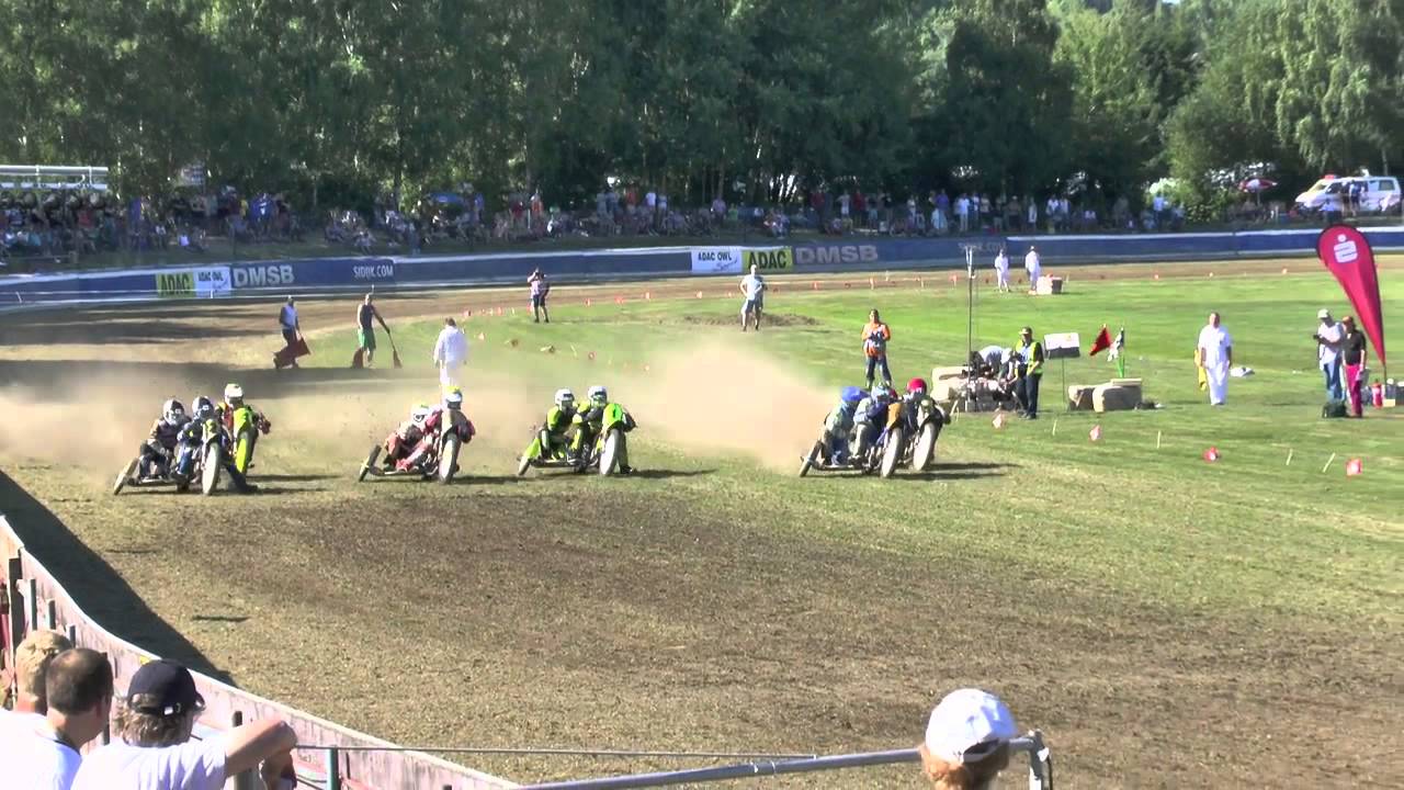 MOTORRAD GRASBAHNRENNEN in BIELEFELD 2013 - SEITENWAGEN