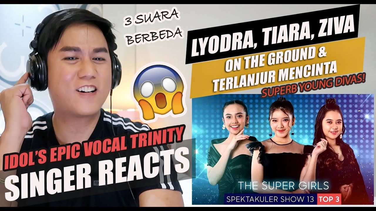 Lyodra, Tiara, Ziva - On The Ground & Terlanjur Mencinta - Indonesian Idol 2021 | REACTION