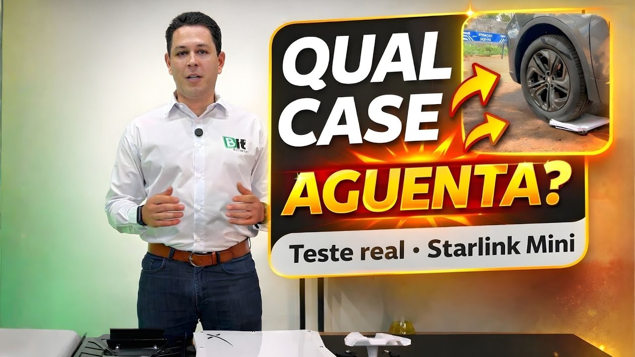 QUAL A MELHOR CASE PARA STARLINK MINI? TESTE REAL! ⚠️