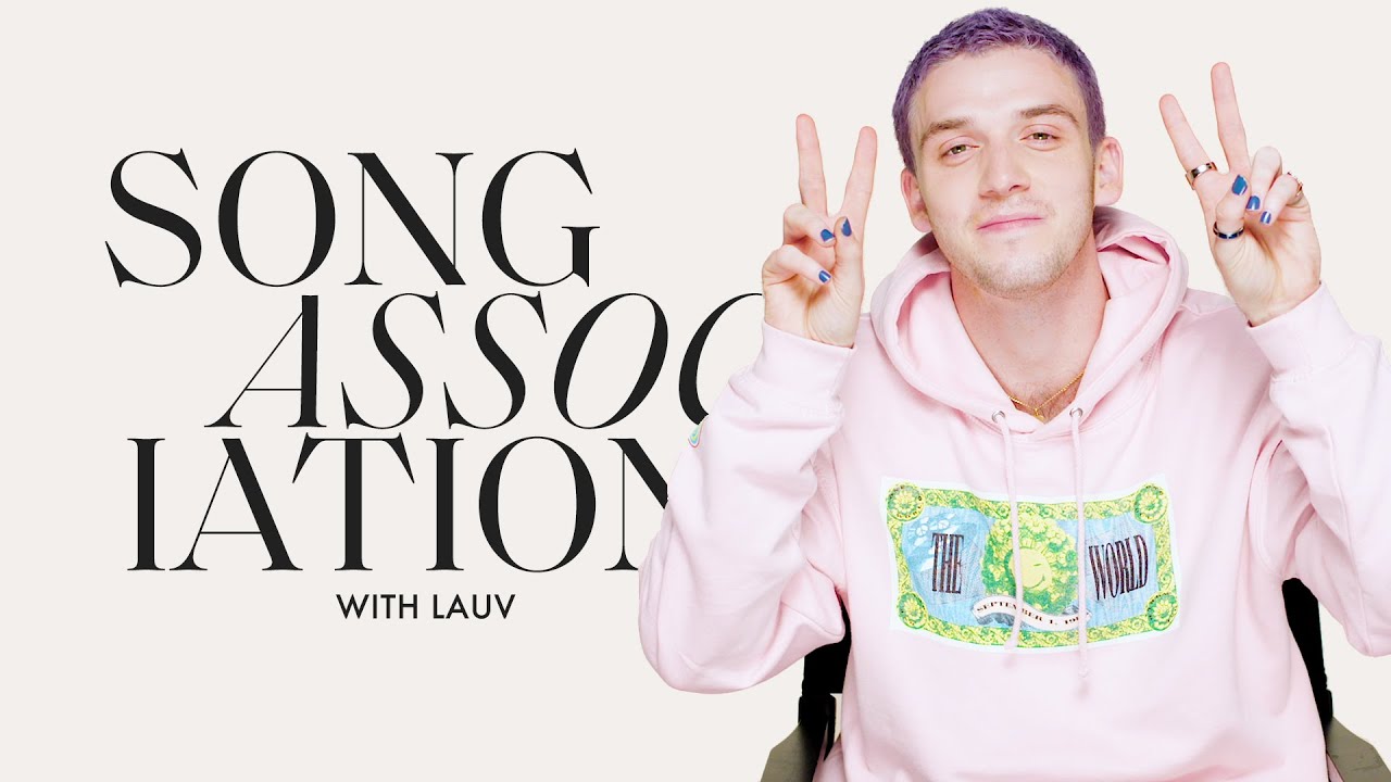Lauv Sings Beyoncé, Dua Lipa, and "I Like Me Better" in a Game of Song Association | ELLE