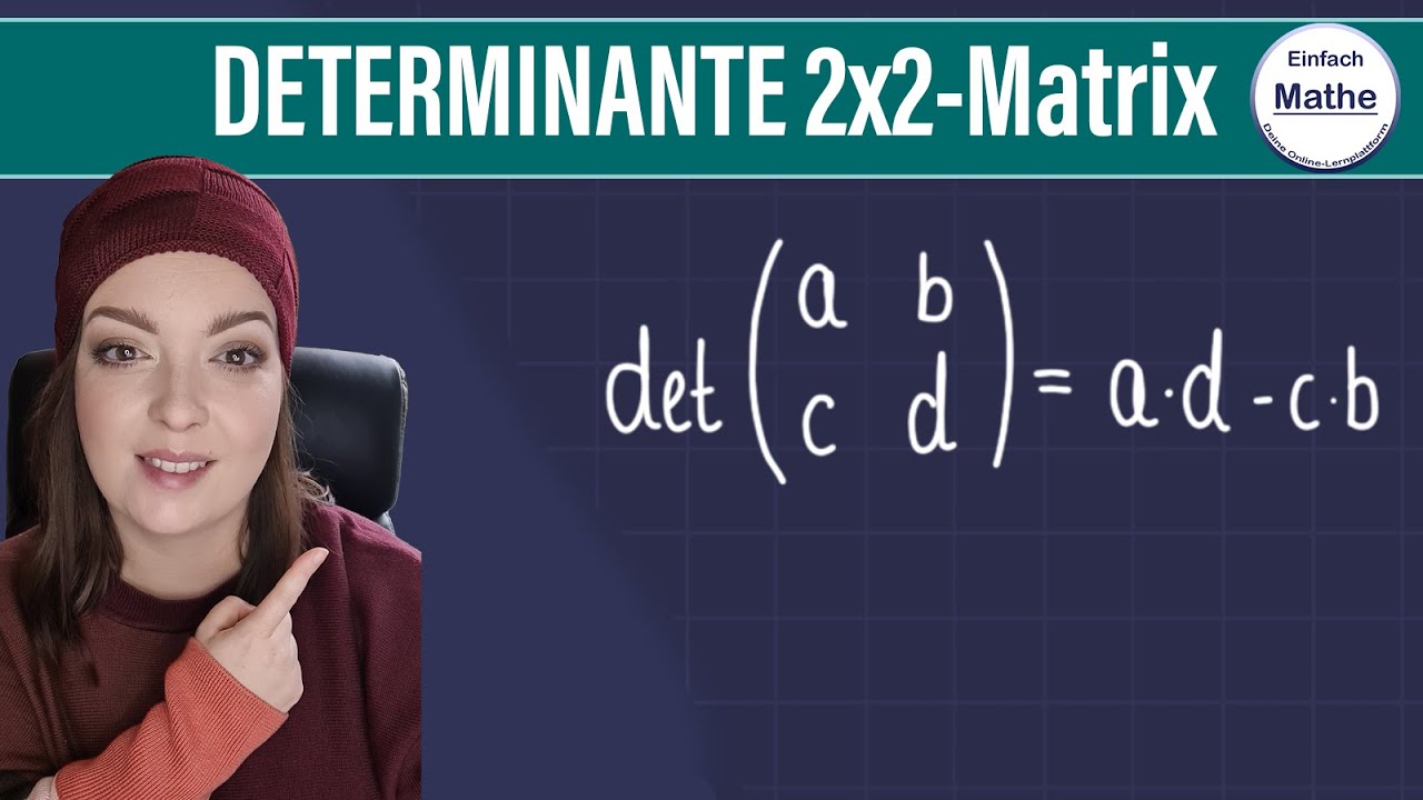 Determinante einer 2x2 Matrix berechnen by einfach mathe!