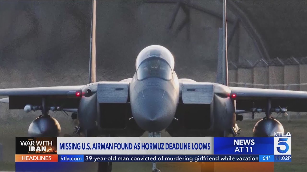 U.S. aviator missing after Iran shot down fighter jet has been rescued