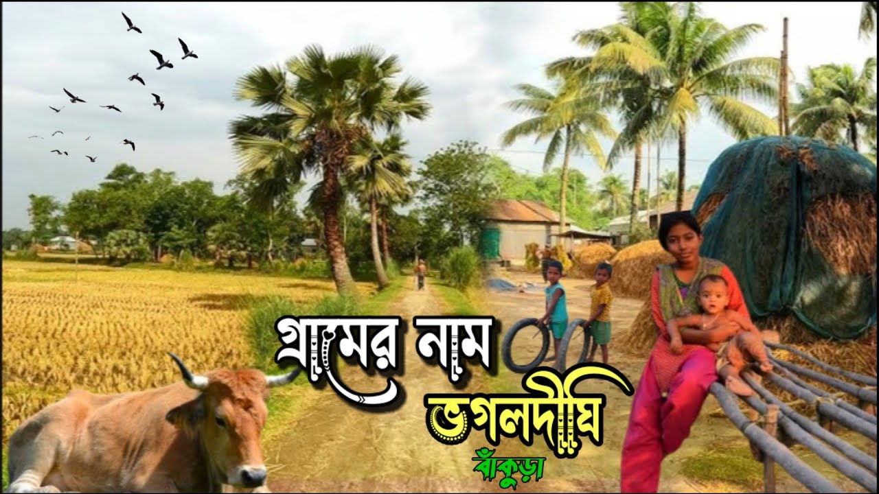 সবুজের মাঝে এক স্বপ্নের ঠিকানা ভগলদীঘি। গ্রাম্য পরিবেশের সৌন্দর্য। Bankura।