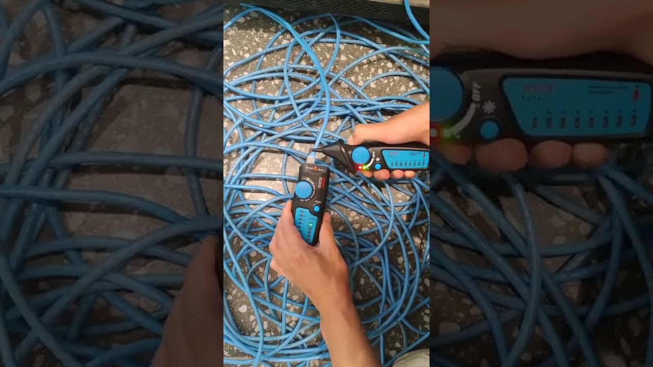 Network Cable Testerlan internet wifi network cable line wire tester tracker tracer DIY troubleshoot