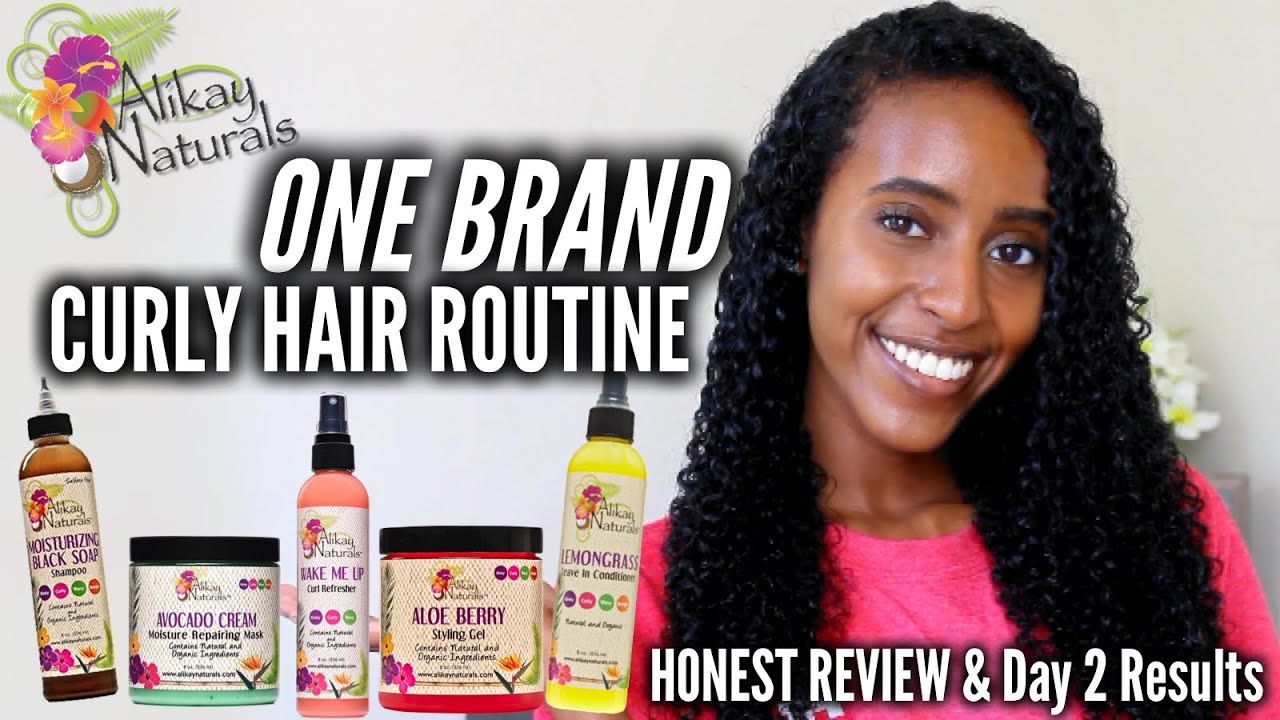 ALIKAY NATURALS ONE BRAND CURLY HAIR ROUTINE | HONEST REVIEW & DEMO | Lydia Tefera