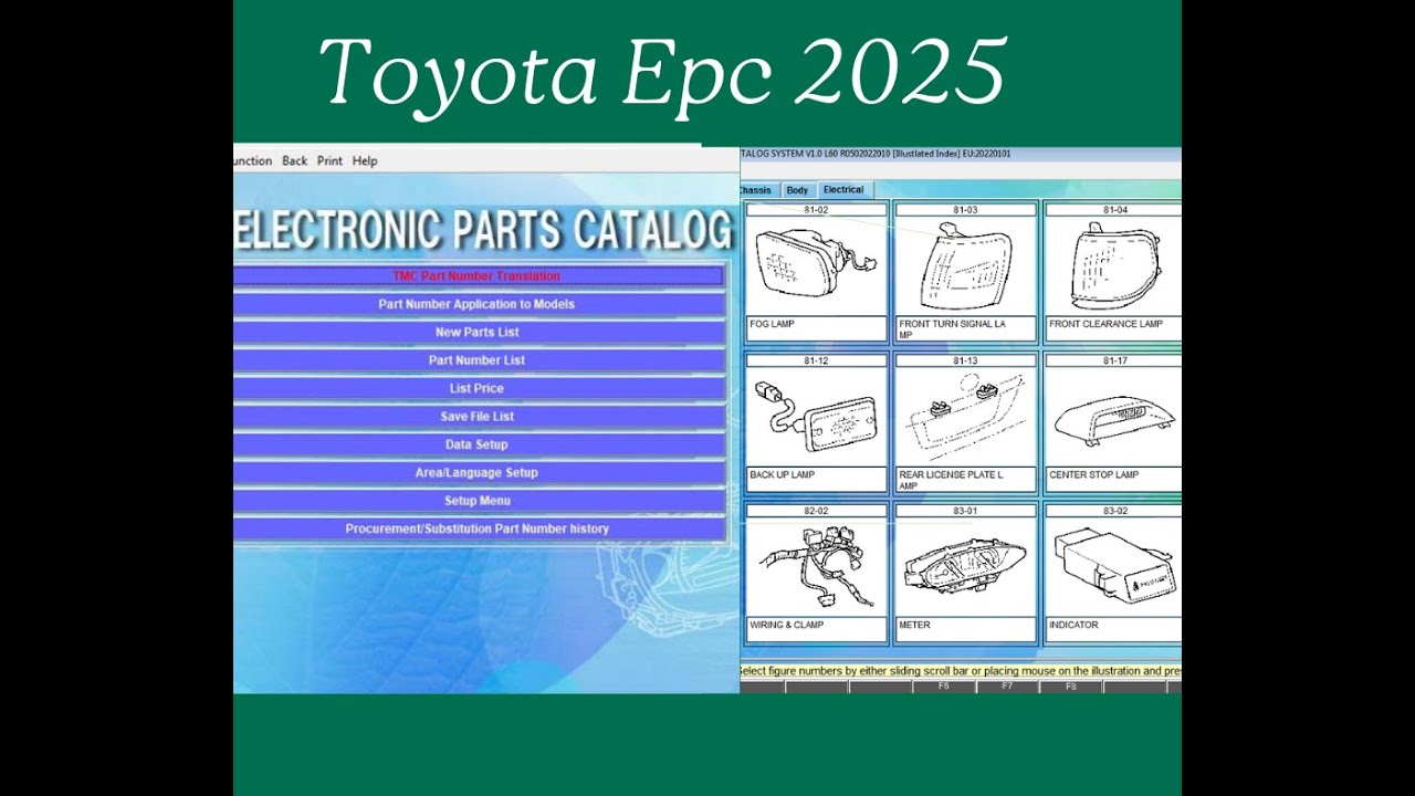 Toyota Parts Catalog 2025